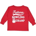 thumbnail image 3 of Inktastic Future Bowling Champ Childs Bowler Boys or Girls Long Sleeve Toddler T-Shirt, 3 of 5