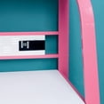 thumbnail image 3 of Feln Metal Kids Desk and Stool Set, Pink, 3 of 5