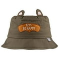 thumbnail image 1 of Let'S Be Happy Old-Baby Bucket Hat 1-3 Years (Brown), 1 of 2