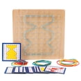 thumbnail image 1 of Shisuyan 1 Set Wooden Geoboard Pegboard Nail Board Geometric Shape Learning Tools, 1 of 8