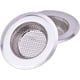 thumbnail image 1 of Colador de acero inoxidable para fregadero, servicio confiable sin óxido para su cocina o fregadero de servicio, con borde ancho y escudo antiobstrucción con microperforaciones, fácil limpieza con, 1 of 6