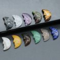 thumbnail image 5 of 1 estatua de luna de piedra natural, cristal de ágata, reiki, gema mineral curativa, artesanías, adornos para decoración del hogar, regalos, 5 of 5
