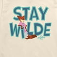 thumbnail image 2 of Zootopia 2 - Nick The Fox Stay Wilde - Youth Short Sleeve Graphic T-Shirt, 2 of 4
