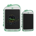 thumbnail image 4 of Colorido dibujo tableta portátil un botón borrado doodling pintura tablero batería alimentado 3-8 años regalo de cumpleaños verde verde 10 pulgadas Sweethay FN001599-01, 4 of 7