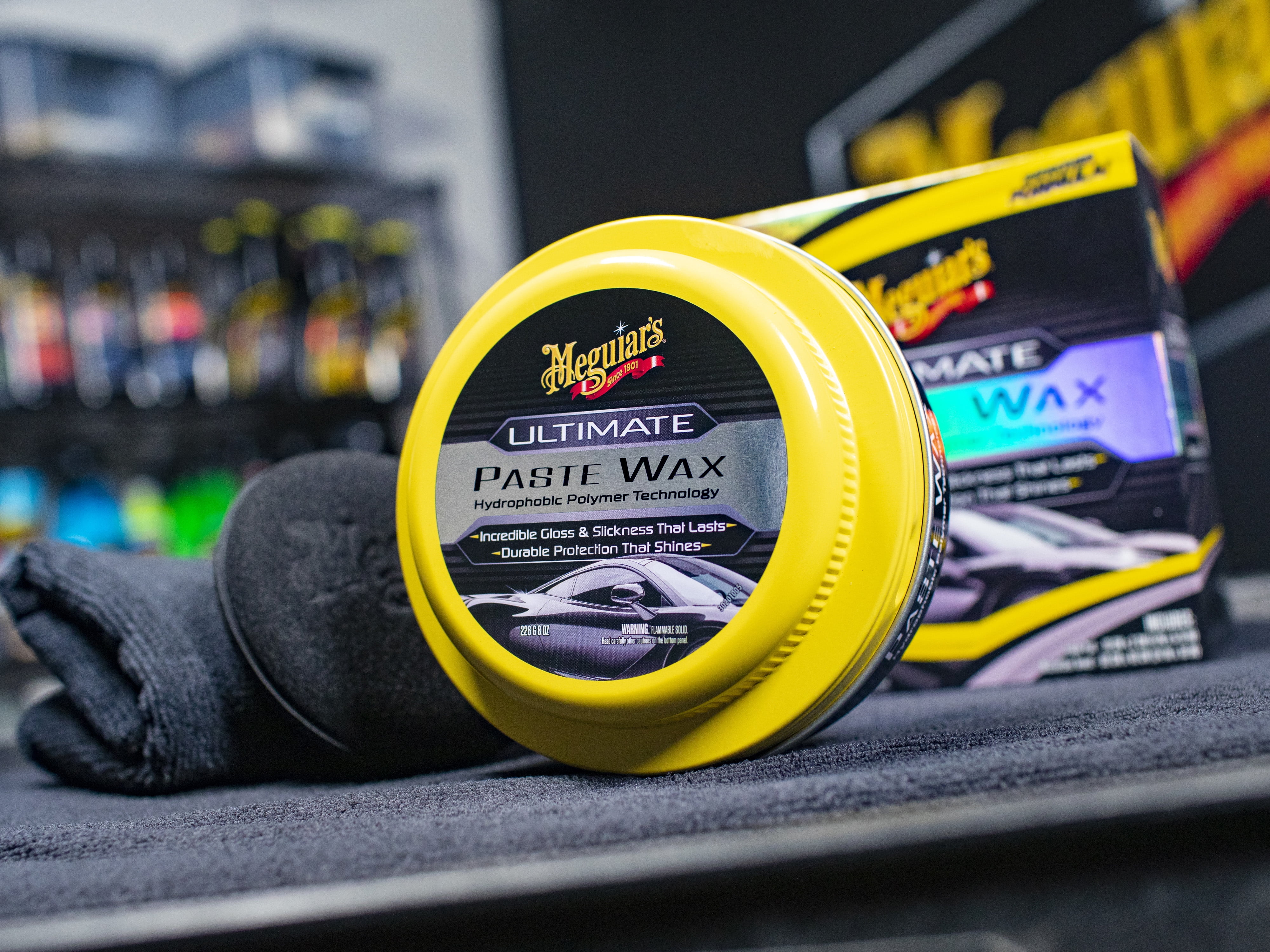 (2 pack) Meguiar's Ultimate Paste Wax Long-Lasting Easy to Use Synthetic Wax, G210608, 8 oz