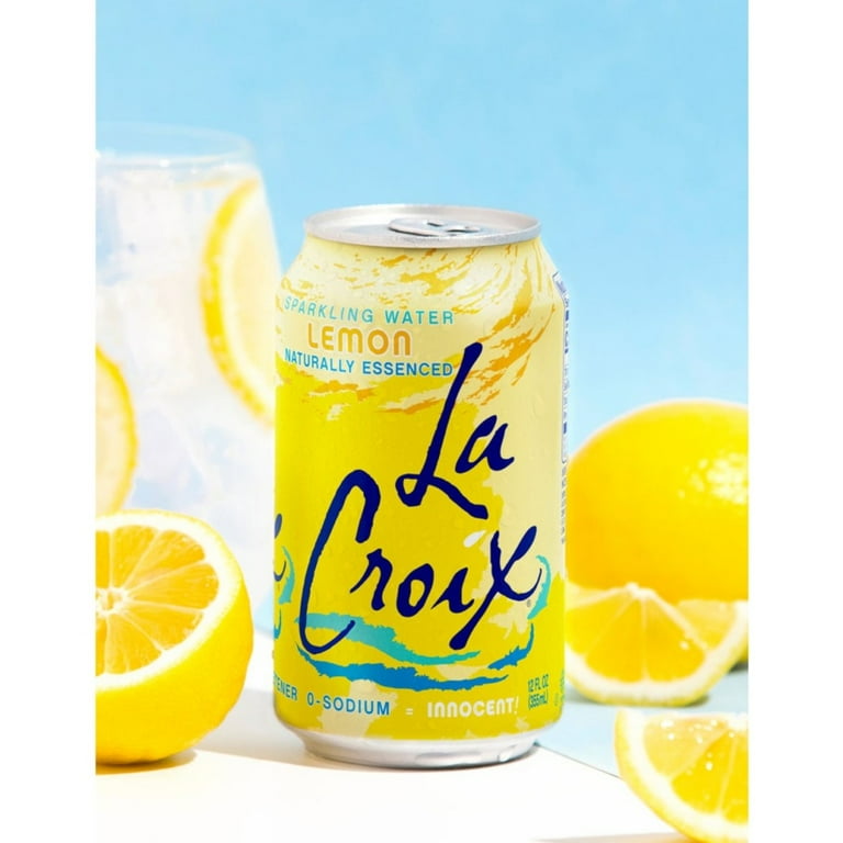 Free Shipping! LaCroix Sparkling Water, Lemon, 12 Fl Oz, 24 Count