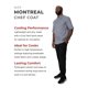 thumbnail image 2 of Chaqueta de Chef para Hombre Chef Works Montreal Cool Vent Gris 5XL, 2 of 4