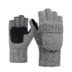 thumbnail image 3 of Winter Knitted Fingerless Gloves Convertible Mittens Flap Cover For Men Women Thermal Insulation Warm, 3 of 5