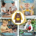 thumbnail image 5 of ZXLBBD Kids Art Smock with Long Sleeves Painting Apron for Child Boys Girls Craft Protective Coverall with Pocket Casual Cozy Breathable, 5 of 5