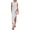 A-White, variant on Women's Summer Bodycon Sundresses Casual Midi Sleeveless Hollow Out Knit Side Slit Striped Long Tank Dress