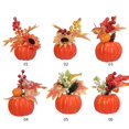 thumbnail image 3 of Calabaza Artificial YONGSHENG Mini con Girasol y Hojas de Arce Decoración de Otoño, 3 of 5