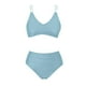 thumbnail image 5 of Traje de baño para mujer, moda para mujer, traje de baño sólido sin mangas, push-up, acolchado, traje de baño, ropa de playa, trajes de baño para mujer, 5 of 6