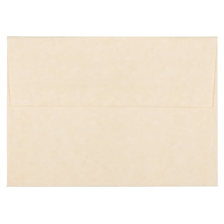 UPC: 0609722709576 | JAM A6 Envelopes  4.8×6.5  Natural Parchment  25/Pack