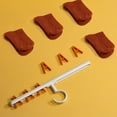 thumbnail image 6 of Tahtuvzn Storage Containers Windproof Sock Clips Hanger, Clothes Drying Rack with Swivel Hook and Strong for Organize Underwear, Socks, Hats, Scarves, Pants Home Decor, 6 of 6