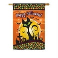 thumbnail image 2 of Breeze Decor 62050 Halloween Halloween Black Cat 2-Sided Impression Garden Flag - 13 x 18.5 in., 2 of 2