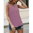 thumbnail image 3 of FOLUNSI Womens Summer Tank Top Sleeveless Casual Loose Dressy Work Shirt s-xxl, 3 of 6