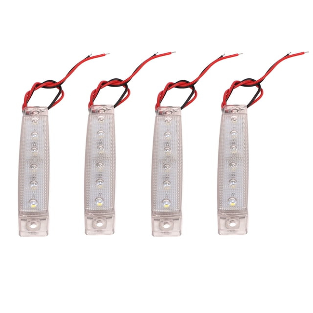 Luces de navegación, 4 piezas de luz de posición lateral, luces de posición laterales, luces de navegación marina, tecnología avanzada