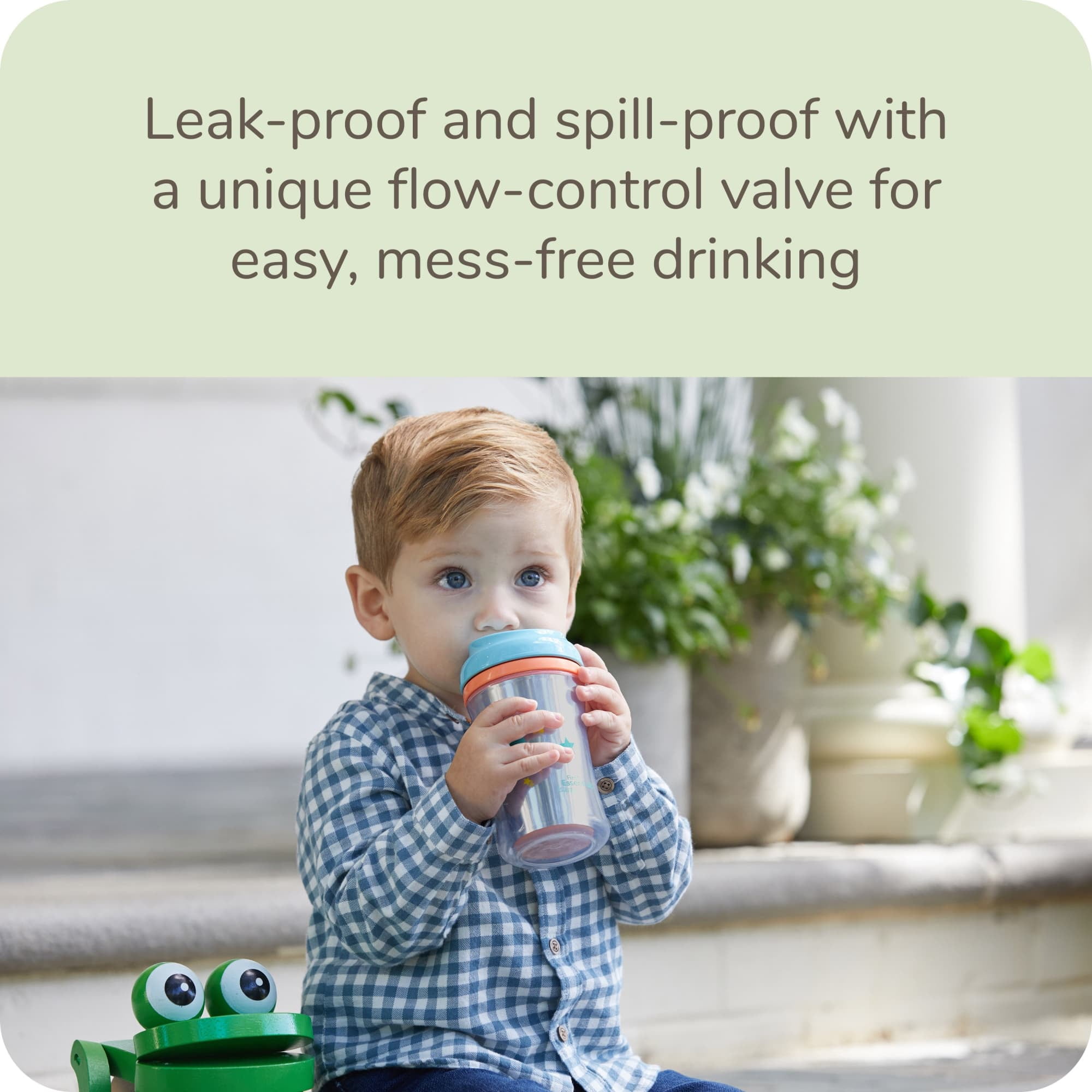NUK Advanced Cup-like Rim Hard Spout Sippy Cup, 10 oz., 18+ Months, Unisex