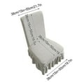 thumbnail image 3 of sruoe Dining Chair Covers, Backrest Integrated Chair Cover, Chair Slipcovers Seat Protector, Removable Washable Seat Cover, Stretch Soft Dining Chair Slipcover for Living Room, Kitchen, 3 of 6