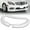 Painted White, variant on Stay Tuned Performance For 2008-2011 Mercedes C-Class Sport W204 Painted Black Front Bumper Spoiler Lip
