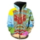 thumbnail image 3 of Sudadera con capucha y cremallera con estampado 3D de isla tropical hawaiana para hombre, gran oferta, sudadera informal de gran tamaño, ropa de calle, sudaderas con capucha de manga larga Harajuku, 3 of 5