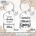 thumbnail image 2 of Best Boss Gifts Appreciation Keychain - Bosses Day Retirement Farewell Gift for Boss, Team Leaders for Thanksgiving Christmas, 2 of 14
