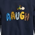 thumbnail image 3 of Peanuts - Aaugh Pattern Charlie Brown - Toddler And Youth Crewneck Fleece Sweatshirt, 3 of 6