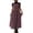 Wine, variant on Bosfbaoi Women's Sleeveless Polka Dot Maxi Dress, Pinafore Style Loose Fit Dress with Pockets, Soft Breathable Casual Sundress for Daily Wear