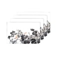 thumbnail image 4 of MKHERT Abstract Lotus Traditional Oriental Chinese Ink and Wash Painting Placemats Table Mats for Dining Room Kitchen Table Decoration 12x18 inch,Set of 4, 4 of 4