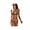 Color4, variant on Women Snakeskin Print Swimsuit Tie Side Bottom Padded Top Bikini Set Two Piece Bathing Suit