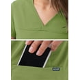 thumbnail image 4 of Adar Pro Scrubs For Women - Sweetheart V-Neck Scrub Top - P4210 - Spring Leaf - XS, 4 of 7