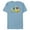 Ocean Blue, variant on Mickey Donald Goofy and Pluto Pals - Short Sleeve Blended T-Shirt for Adults - Customized-Black