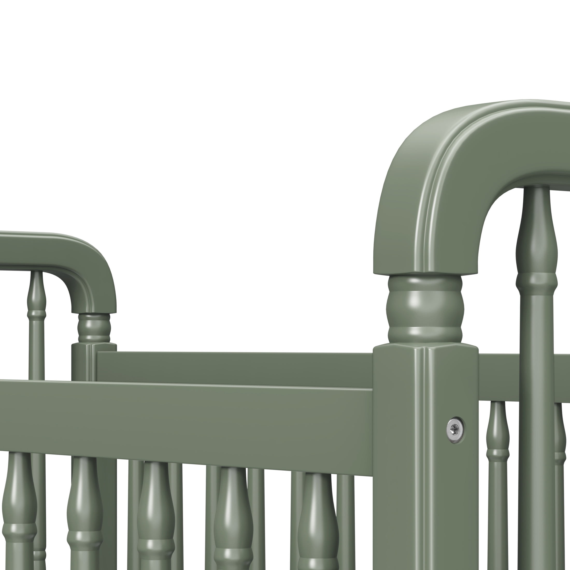 Namesake Liberty 3-in-1 Convertible Spindle Crib with Toddler Bed Conversion Kit