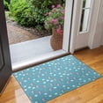 thumbnail image 2 of Blue Cartoon Unicorn Head Star Cloud Pattern Door Rugs,Washable Non Slip Door Mats Indoor,Decorative Door Mats,Entry Mat Indoor for Entrance,Bedroom,Kitchen,Bathroom,17"x30", 2 of 6