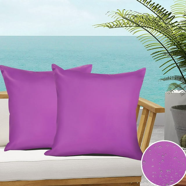 Pgeraug Pillow Outdoor Waterproof Throw Pillow Covers Durable Vibrants ...