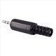 thumbnail image 4 of 24 Uds Conector Macho EstéReo de 2,5mm Conector de Audio para Auriculares de Soldadura DIY, 4 of 5