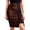 A-Brown1052, variant on Wxolcjlv Womens Satin Midi Skirt High Waist Lace‑Up Slit Party Date Skirts