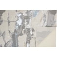 thumbnail image 4 of 8' X 10' Ivory Gray And Blue Abstract Area Rug, 4 of 6