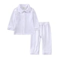 thumbnail image 1 of Pijamas de terciopelo con botones para niños y niñas, pijamas de Navidad a juego para la familia, cárdigans y abrigos con capucha, nuevo estilo, 2023, 1 of 4