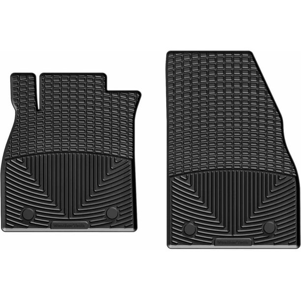 WeatherTech Black Rubber Floor Mat Set