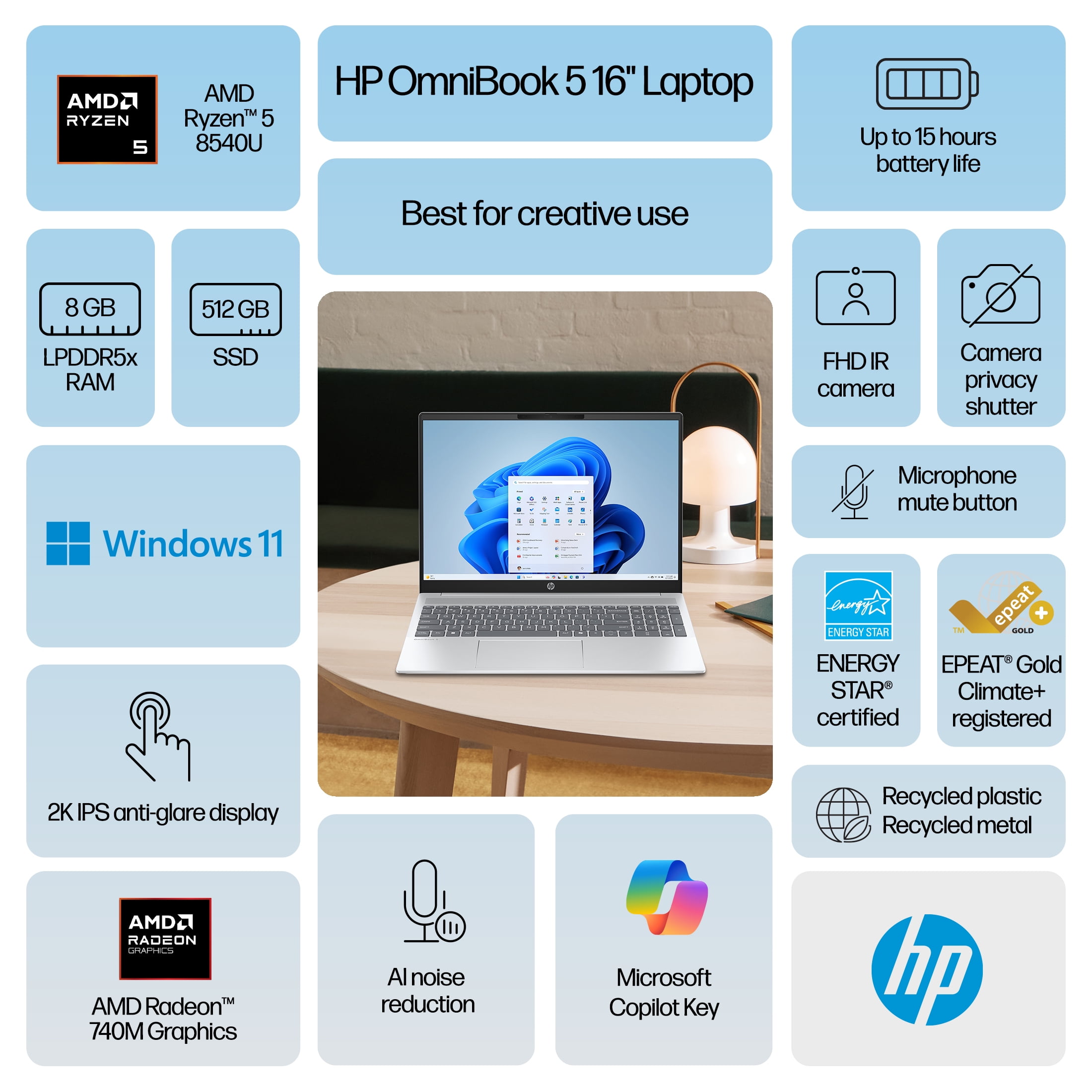 HP Omnibook 5 Laptop | Portable developer notebooks - Walmart