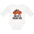 thumbnail image 3 of Inktastic Ocean City Maryland Cute Crab Boys or Girls Long Sleeve Baby Bodysuit, 3 of 5