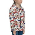 thumbnail image 5 of Pofeuu Colorful Mushrooms (2) Print Teenage Zipper Hoodie Sweatshirts Hooded Casual Jackets With Pocket For Boys Girls-Medium, 5 of 6
