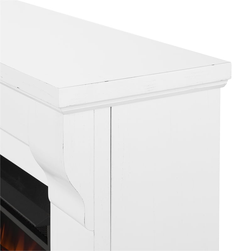 Grand White Electric Fireplace