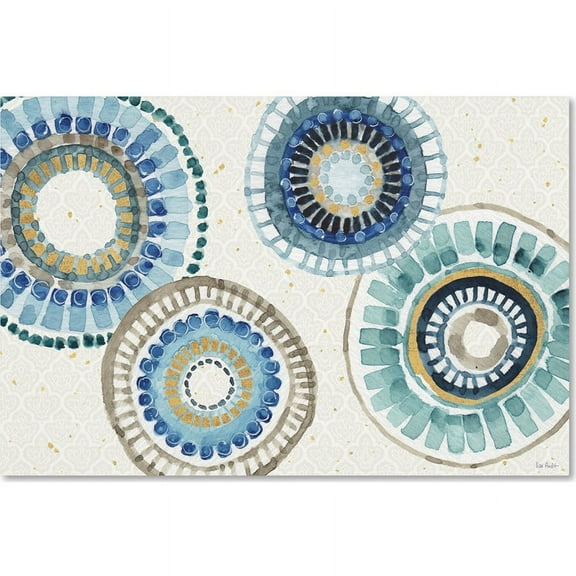 Trademark Fine Art "Indigold XXV" Canvas Art by Lisa Audit