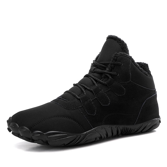 Mareep Man Solid Color Drawstring Warm Cotton Boots Fleecing Intensification Snow Boots Beautiful Gift Shoes Clearance
