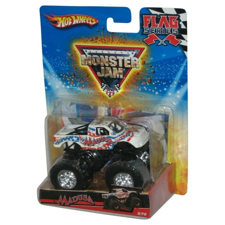 Hot Wheels Monster Jam Madusa (2009) Flag Series Toy Car Truck #5/75