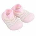 thumbnail image 3 of Chaussettes à Semelle pour Bébé, Chaussettes de Sol Respirantes pour Bébé Chaussures Souples pour l'Intérieur Bleu, Rose, 3 of 8