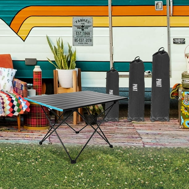 Table de camping pliante en aluminium, table de plage portable ultralégère  avec sac de transport 