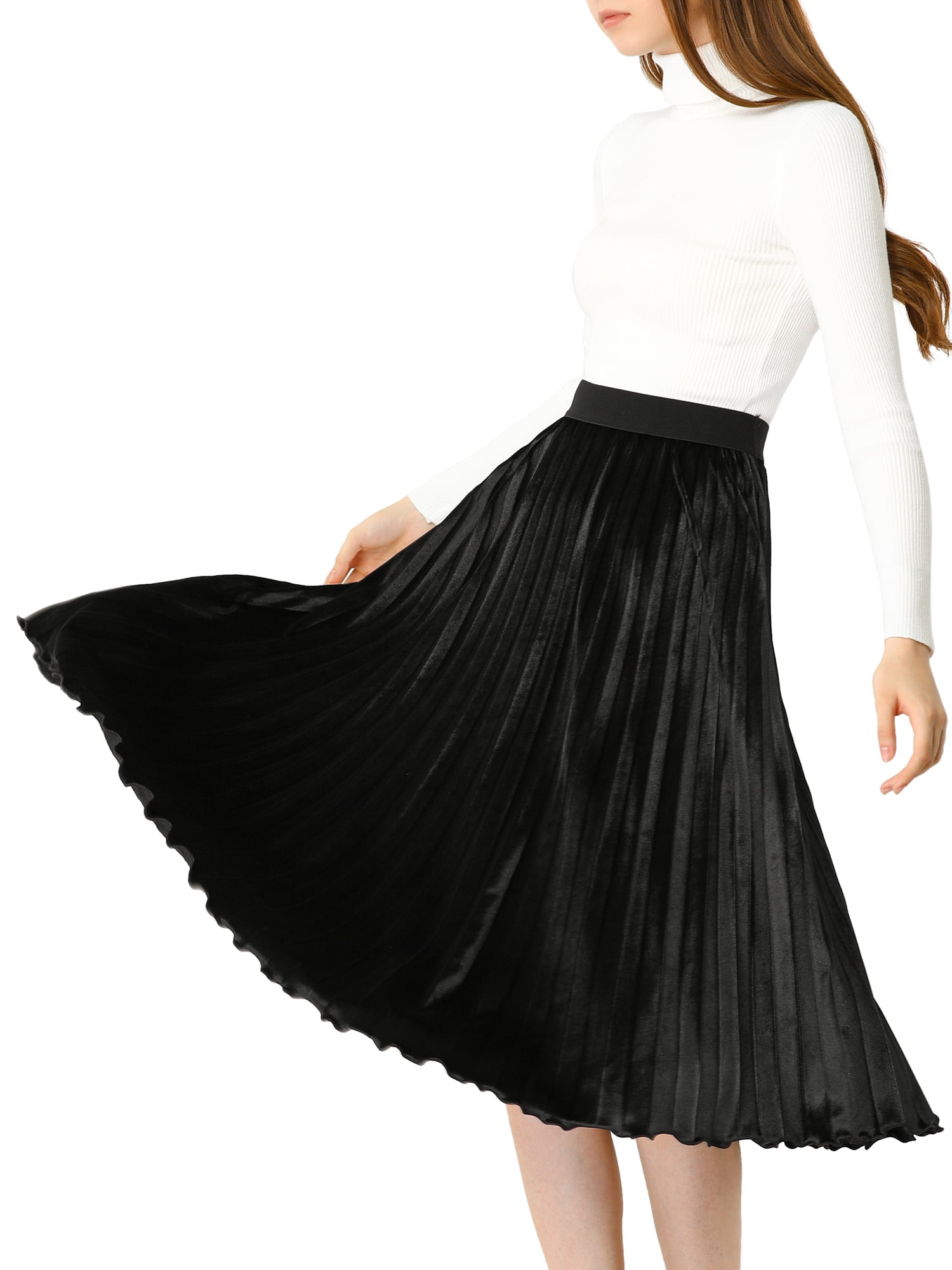 black maxi skirt walmart